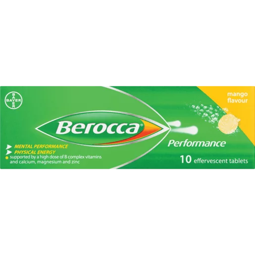 Berocca Mango Effervescent Tablets 10 Pack Berocca Mango Effervescent Tablets 10 Pack