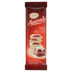 Beacon Heavenly Red Velvet Flavoured Chocolate Slab 80g