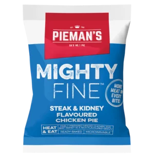 Pieman's Mighty Fine Steak And Kidney Flavoured Chicken Pie 160g
