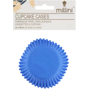 Millini Solid Blue Cupcake Cases 50 Pack