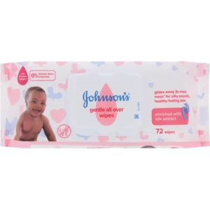 Johnson's Gentle All Over Wipes 72 Pack Johnson's Gentle All Over Wipes 72 Pack