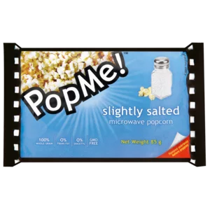 Pop Me Slightly Salted Microwave Popcorn 85g