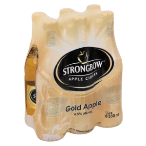 Strongbow Gold Apple Ciders Bottles 6x330ml