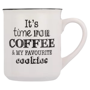 Enamel Slogan Coffee Mug Enamel Slogan Coffee Mug