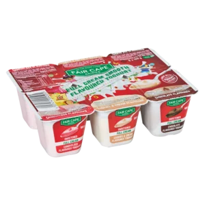 Fair Cape Full Cream Smooth Candyfloss Cookies & Cream & Chocolate Flavoured Yoghurt 6x100g