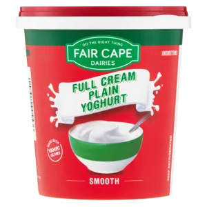 Fair Cape Full Cream Plain Yoghurt 1kg Fair Cape Full Cream Plain Yoghurt 1kg