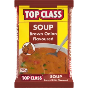 Top Class Brown Onion Flavoured Instant Soup 500g Top Class Brown Onion Flavoured Instant Soup 500g