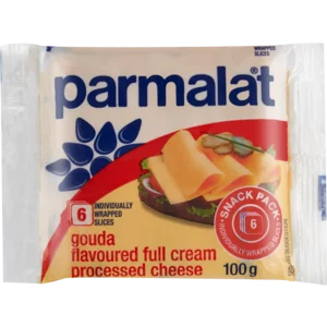 Parmalat Gouda Flavoured Full Cream Processed Cheese Slices Pack 100g