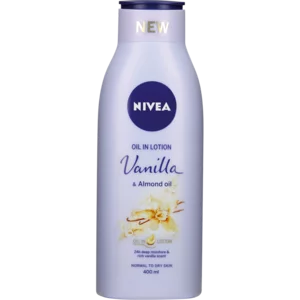 Nivea Vanilla & Almond Oil Body Lotion 400ml Nivea Vanilla & Almond Oil Body Lotion 400ml