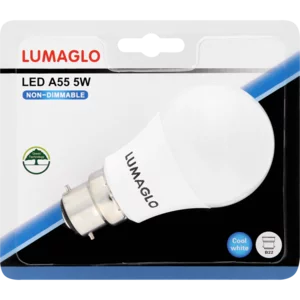 Lumaglo Cool White A55 CLA LED Bayonet Globe 5W Lumaglo Cool White A55 CLA LED Bayonet Globe 5W