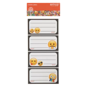 Creative Stationery Emoji Book Labels Creative Stationery Emoji Book Labels