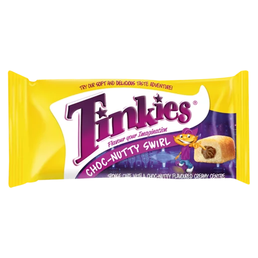 Tinkies Choc-Nutty Swirl Flavoured Creamy Sponge Cake 45g