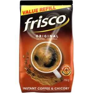 Frisco Original Instant Coffee & Chicory Pouch 750g Frisco Original Instant Coffee & Chicory Pouch 750g