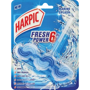 Harpic Fresh Power 6 Marine Splash Rim Block 35g