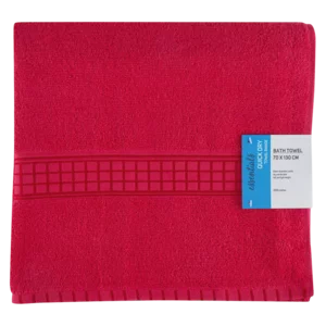 Essentials Cerise Quick Dry Bath Towel 70x130cm Essentials Cerise Quick Dry Bath Towel 70x130cm