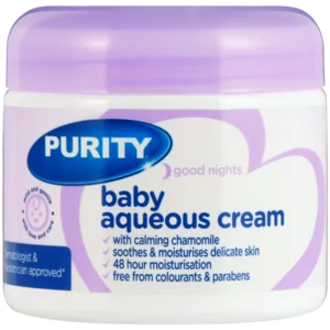 Purity Good Nights Baby Aqueous Cream Tub 325ml Purity Good Nights Baby Aqueous Cream Tub 325ml
