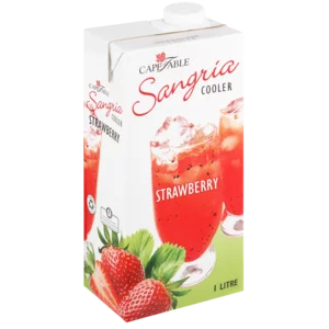 Cape Table Strawberry Flavoured Sangria Wine Cooler Box 1L Cape Table Strawberry Flavoured Sangria Wine Cooler Box 1L