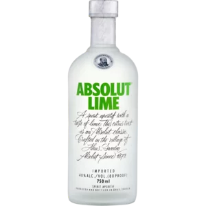 Absolut Lime Flavoured Vodka Bottle 750ml Absolut Lime Flavoured Vodka Bottle 750ml
