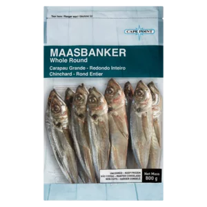 Cape Point Maasbanker Whole Round Frozen Fish 800g