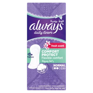 Always Comfort Protect Normal Daily Liners 20 Pack Always Comfort Protect Normal Daily Liners 20 Pack