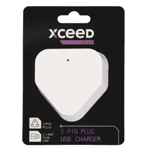 Xceed Talk Dual USB 3-Pin Plug Charger Xceed Talk Dual USB 3-Pin Plug Charger