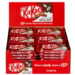 Nestlé KitKat 4 Finger Milk Chocolate Bars 48x41.5g Nestlé KitKat 4 Finger Milk Chocolate Bars 48x41.5g