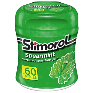 Stimorol Spearmint Flavoured Sugar Free Gum 60 Pack Stimorol Spearmint Flavoured Sugar Free Gum 60 Pack