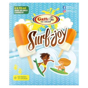 Gatti Surf Joy Ice Cream Sticks 6x70ml