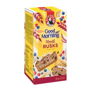 Bakers Good Morning Muesli Rusks 450g Bakers Good Morning Muesli Rusks 450g