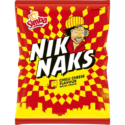 Simba NikNaks Chilli Cheese Flavoured Maize Snack 135g Simba NikNaks Chilli Cheese Flavoured Maize Snack 135g