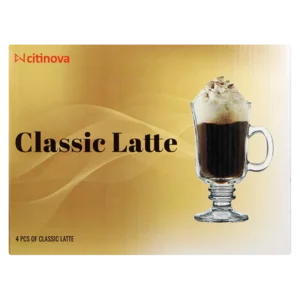 Citinova Classic Latte Glass Set 4 Piece Citinova Classic Latte Glass Set 4 Piece