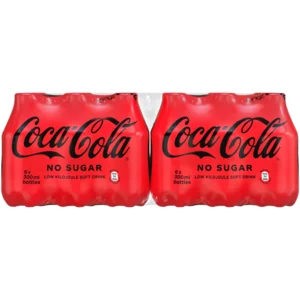 Coca-Cola Sugar Free Soft Drink Bottles 24x300ml Coca-Cola Sugar Free Soft Drink Bottles 24x300ml