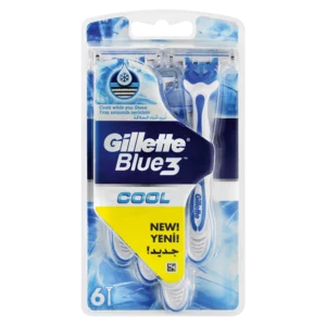 Gillette Blue 3 Cool Disposable Razor 6 Pack Gillette Blue 3 Cool Disposable Razor 6 Pack