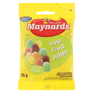Beacon Maynards Sour Fruit Jubes 75g Beacon Maynards Sour Fruit Jubes 75g