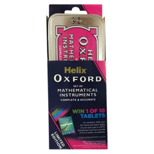 Helix Oxford Pink Mathematical Instruments Set Helix Oxford Pink Mathematical Instruments Set