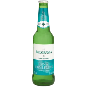 Belgravia Special Edition Gin & Dry Lemon Bottle 275ml Belgravia Special Edition Gin & Dry Lemon Bottle 275ml