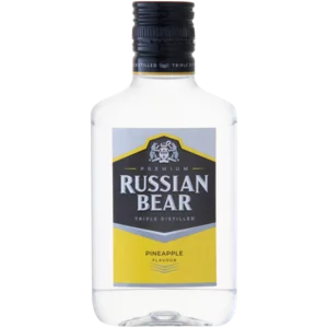 Russian Bear Pineapple Flavoured Triple Distilled Vodka Bottle 200ml