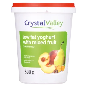 Crystal Valley Mixed Fruit Low Fat Yoghurt 500g