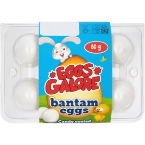 Eggs Galore Candy Coated Milk Chocolate Bantam Eggs 80g Eggs Galore Candy Coated Milk Chocolate Bantam Eggs 80g