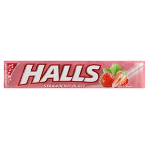 Halls Strawberry Blast Lozenges 10 Pack