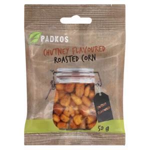 Padkos Chutney Flavoured Roasted Corn Bag 50g Padkos Chutney Flavoured Roasted Corn Bag 50g