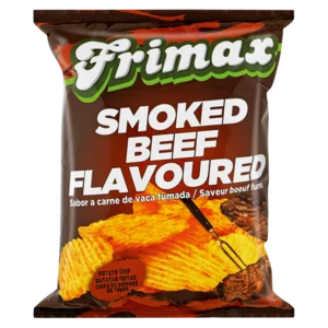 Frimax Smoked Beef Flavoured Potato Chips 125g Frimax Smoked Beef Flavoured Potato Chips 125g