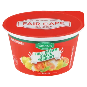 Fair Cape Guava Flavoured Full Cream Yoghurt 175g Fair Cape Guava Flavoured Full Cream Yoghurt 175g