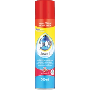Pledge Pot Pourri Modern Surface Cleaner 300ml Pledge Pot Pourri Modern Surface Cleaner 300ml