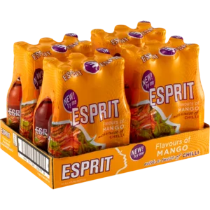Esprit Mango With A Twist Of Chilli Flavoured Fruit Cooler Bottles 24x275ml