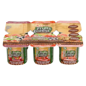 Clover Fruits Of The Forest With Cereals Low Fat Yoghurt Based Dairy Snack 6x100g Clover Fruits Of The Forest With Cereals Low Fat Yoghurt Based Dairy Snack 6x100g