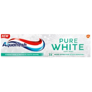 Aquafresh Pure White Soft Mint Toothpaste 75ml Aquafresh Pure White Soft Mint Toothpaste 75ml