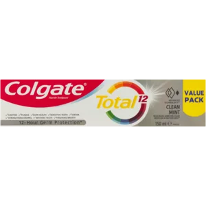 Colgate Total 12 Clean Mint Value Pack Toothpaste 150ml Colgate Total 12 Clean Mint Value Pack Toothpaste 150ml