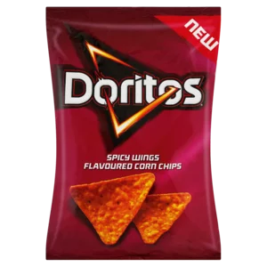 Doritos Spicy Wings Flavoured Corn Chips 145g Doritos Spicy Wings Flavoured Corn Chips 145g
