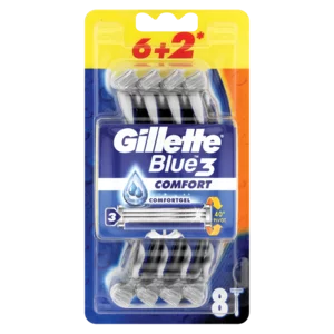 Gillette Blue 3 Comfort Razor 8 Pack Gillette Blue 3 Comfort Razor 8 Pack